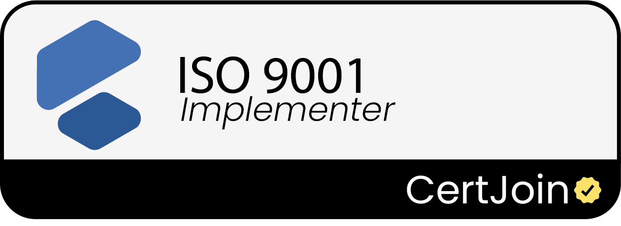 ISO 9001:2015 Implementer Certified