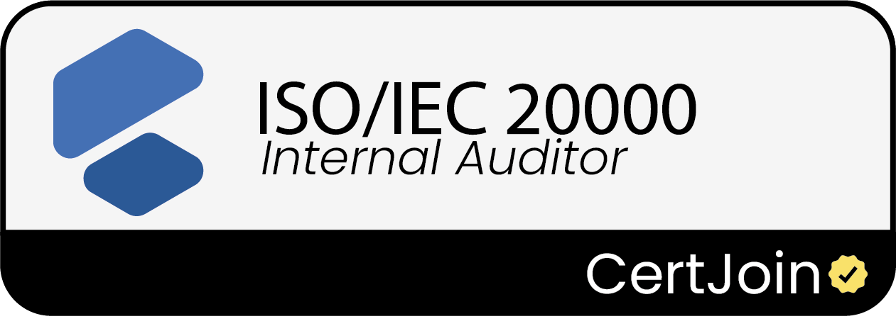 ISO/IEC 20000 Internal Auditor Certified